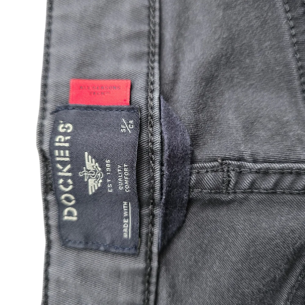 Dockers Alpha Slim Men’s Stretch Jeans Charcoal Gray W32 L32